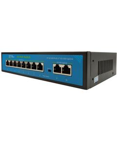 Купить Коммутатор POE 8-ми портовый ST ST-S180POE (2M/100W/А) PRO резервируемый, для обеспечения  проводных сетей напряжением 48В, PoE порты: 8 х (10/100 Мбит/с), UpLink порты: 2 х (10/100 Мбит/с), изображение 3 в интернет-магазине Irkshop.ru