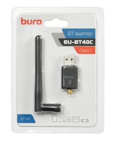 Купить Адаптер USB BURO BT40С BT4.0+EDR class 1 100м черный, изображение 5 в интернет-магазине Irkshop.ru