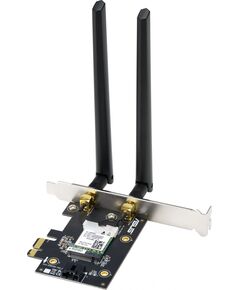 Купить Сетевой адаптер Wi-Fi + Bluetooth Asus PCE-AX1800 AX1800 PCI Express (ант.внеш.съем) 2ант., изображение 3 в интернет-магазине Irkshop.ru