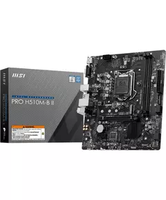 Купить Материнская плата MSI PRO H510M-B II (10Gen only) Soc-1200 Intel H470 2xDDR4 mATX AC`97 8ch(7.1) GbLAN+VGA+HDMI, изображение 3 в интернет-магазине Irkshop.ru