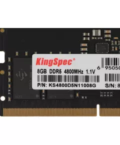 Купить Память KingSpec 8Gb DDR5 4800MHz PC5-38400 CL40 SO-DIMM 288-pin 1.1В single rank RTL [KS4800D5N11008G], изображение 3 в интернет-магазине Irkshop.ru