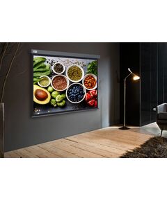 Купить Экран настенно-потолочный Cactus CS-PSW-150X150-SG 150x150см Wallscreen 1:1 рулонный серый, изображение 3 в интернет-магазине Irkshop.ru