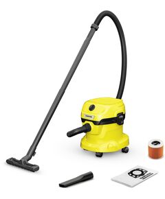 Купить Строительный пылесос Karcher WD 2 Plus V-12/6/18/C 1000Вт (уборка: сухая/влажная) желтый [1.628-015.0], изображение 3 в интернет-магазине Irkshop.ru