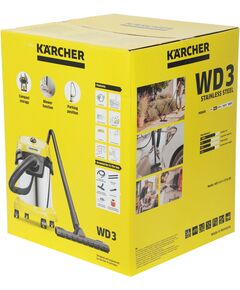 Купить Строительный пылесос Karcher WD 3 S V-17/4/20 1000Вт (уборка: сухая/сбор воды) желтый [1.628-135.0], изображение 7 в интернет-магазине Irkshop.ru