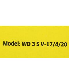 Купить Строительный пылесос Karcher WD 3 S V-17/4/20 1000Вт (уборка: сухая/сбор воды) желтый [1.628-135.0], изображение 8 в интернет-магазине Irkshop.ru