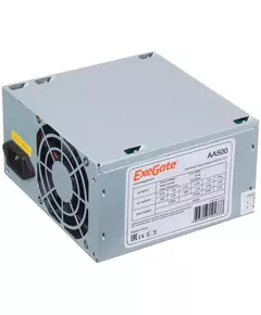 Купить Блок питания Exegate AA500 ATX 500W, 8cm fan, 24p+4p, 2*SATA, 1*IDE [EX256711RUS] в интернет-магазине Irkshop.ru