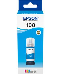 Купить Чернила Epson C13T09C24A 108 голубой 70мл для L8050/L18050 в интернет-магазине Irkshop.ru