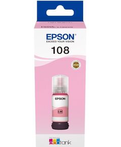 Купить Чернила Epson C13T09C64A 108 светло-пурпурный 70мл для L8050/L18050 в интернет-магазине Irkshop.ru