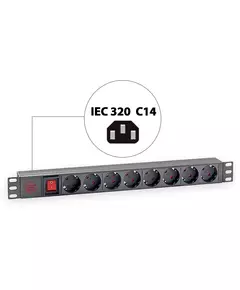 Купить Блок распределения питания Sysmatrix PD 0802.000 гор.размещ. 8xSchuko базовые 16A C14 в интернет-магазине Irkshop.ru