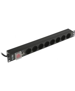 Купить Блок распределения питания Lanmaster TWT-PDU19-16A8P-1.8 гор.размещ. 8xSchuko базовые 16A Schuko 1.8м, изображение 10 в интернет-магазине Irkshop.ru