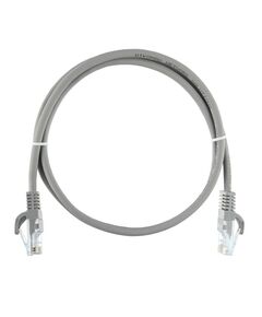 Купить Nikomax NMC-PC4UD55B-ES-050-C-GY Essential Line U/UTP 4 пары, Кат.5е (Класс D), 100МГц, 2хRJ45/8P8C, T568B, заливной, с защитой защелки, многожильный, BC (чистая медь), 25AWG (7x0,175мм), LSZH нг(А)-HFLTx, серый, 5м в интернет-магазине Irkshop.ru