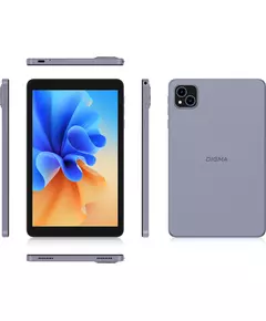 Купить Планшет Digma Q8 SC9863A (1.6) 8C RAM3Gb ROM32Gb 8 IPS 800x1200 4G 2Sim Android 14 серый 5Mpix 2Mpix BT WiFi microSD 128Gb 4500mAh [DA6B8P01], изображение 3 в интернет-магазине Irkshop.ru