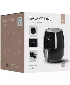 Купить Аэрогриль Galaxy Line GL 2525 1700Вт черный [7021725250], изображение 15 в интернет-магазине Irkshop.ru