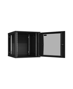 Купить Настенный разборный шкаф TLK TWI-126060-R-G-BK 19", 12U, стеклянная дверь, Ш600хВ569хГ600мм, 2 пары монтажных направляющих, черный, изображение 3 в интернет-магазине Irkshop.ru