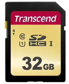 Купить Карта памяти SDHC Transcend 32Gb Class 10 UHS-I U1 V30 [TS32GSDC500S] в интернет-магазине Irkshop.ru