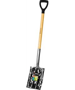 Вилы садовые GRINDA PROLine 280 x 180 x 1200 мм антикор. покрытие, деревянный черенок высш. сорт, с пластиковой рукояткой [39727] фотографии