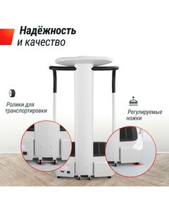 Виброплатформа UNIX Fit Improve 2 in 1 Silver фотографии