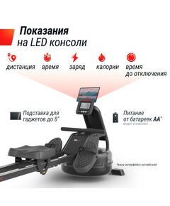 Гребной тренажер UNIX Fit Water Rower 340 фотографии