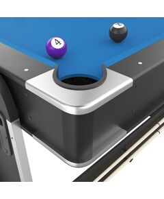 Игровой стол Трансформер 4 в 1 UNIX line Black 204х112 cм фотографии