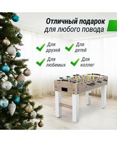Игровой стол Футбол - Кикер UNIX line Grey Wood 125х61 см фотографии