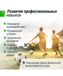UNIX line Ворота футбольные переносные стальные 300x200 см фотографии