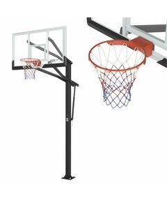 Баскетбольная стойка стационарная UNIX line B-Stand-TG PRO 72"x42" R45 H230-305 см фотографии