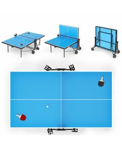 Теннисный стол UNIX line Compact indoor 18mm MDF (Blue) фотографии