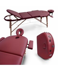 Массажный стол UNIX Med Comfort 3 Section Burgundy фотографии