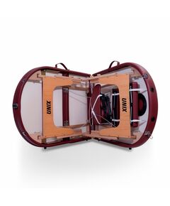 Массажный стол UNIX Med Comfort 3 Section Burgundy фотографии
