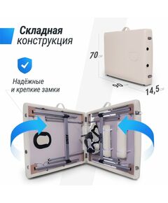 Массажный стол UNIX Med Master 2 Section White фотографии
