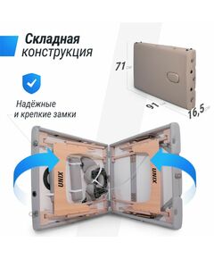 Массажный стол UNIX Med Serenity 3 Section Grey фотографии
