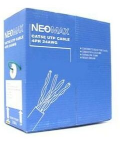 Кабель и разъемы: Кабель NeoMax NM10111 UTP 4 пары, кат.5e, LSZH, бухта 305м фотографии