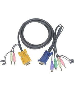 KVM-переключатели: Кабель для KVM переключателей ATEN 2L-5203P PS/2+PS/2+VGA15M, 3.0м фотографии
