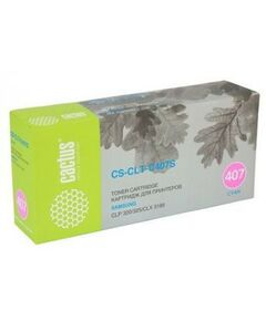 Для Samsung (совместимые): Картридж Cactus CS-CLT-C407S Cyan для Samsung CLP-320/325, CLX-3185 фотографии