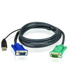 KVM-переключатели: Кабель для KVM переключателей ATEN 2L-5203U USB+VGA15M, 3м фотографии