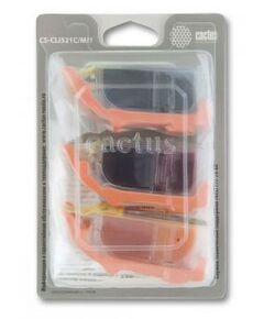 Для Canon (совместимые): Набор картриджей Cactus CS-CLI521C/M/Y для Canon PIXMA MP540/550/620/630/640/980/990, MX860, iP3600/4600/4700 фотографии