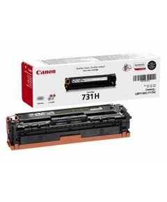 Купить Тонер-картридж Canon 731H Black для  LBP7100C/7110C, повышенная ёмкость, 2400 страниц, черный [6273B002] в интернет-магазине Irkshop.ru