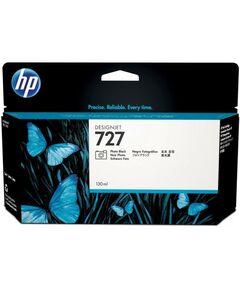 Для HP (оригинал): Картридж HP B3P23A Photo Black №727, 130 ml, для hp DesignJet T920/1500/2500 фотографии