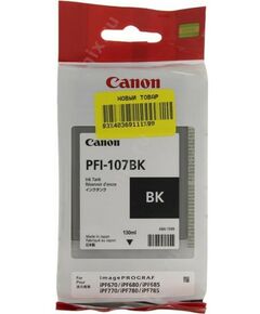 Купить Чернильница Canon PFI-107BK Black для iPF670/680/685/770/780/785 [6705B001] в интернет-магазине Irkshop.ru
