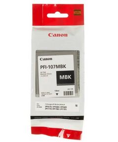 Купить Чернильница Canon PFI-107MBK Black для iPF670/680/685/770/780/785 [6704B001] в интернет-магазине Irkshop.ru