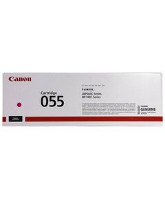 Купить Картридж Canon 055 M для MF742/744/746, LBP663/664, пурпурный, 2100 страниц [3014C002] в интернет-магазине Irkshop.ru