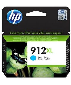 Для HP (оригинал): Картридж HP 912XL Cyan для HP OfficeJet 8010/8020 серии [3YL81AE] фотографии