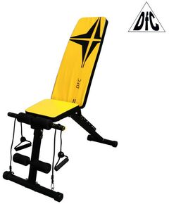 Универсальные скамьи: Скамья универсальная с эспандерами DFC D008Y фотографии