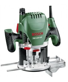 Фрезеры: Фрезер вертикальный BOSCH POF 1400 ACE 1400 Вт, от 11000 об/мин до 28000 об/мин, ход фрезы - 55 мм, 3.5 кг [060326C820] фотографии