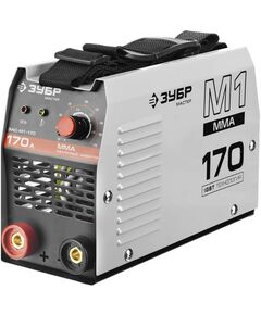 Сварочные аппараты: Инвертор сварочный Зубр ЗАС-М1-170 170А, MMA, IGBT, ПВ 30%, принуд обдув, Форсаж дуги, Горячий старт, Антиприлипание эл-да, 220В (мин 160В) фотографии