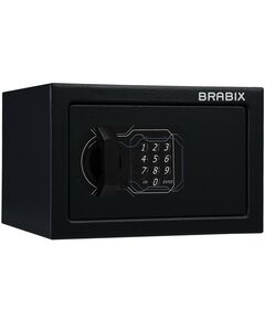 Купить Сейф мебельный Brabix SF-170EL 170х260х230 мм, электронный замок, черный [S103BR210614] в интернет-магазине Irkshop.ru