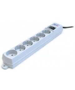 Сетевые фильтры: Сетевой фильтр ZIS Pilot S5М 6 розеток, 5 евро, 5 метров фотографии