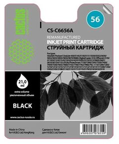 Для HP (совместимые): Картридж струйный Cactus CS-C6656A фотографии