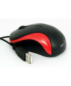 Мыши: Мышь Oklick 115S черный/красный оптическая 1000dpi USB для ноутбука 2but [711637] фотографии