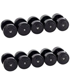 Гантели:  Гантельный ряд POWER (шаг 2,5 кг, 5 пар) PROFI-FIT 27,5-37,5 кг фотографии